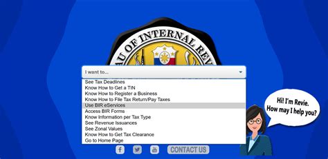 www.bir.gov.ph go to eservices